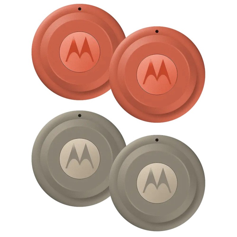 Motorola Moto Tag 2 Anti-tab Bluetooth-tag Grå Orange Motorola Moto Tag 2 Anti-tab Bluetooth-tag Grå Orange